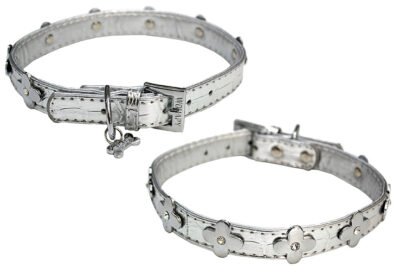COLLAR LUXE FANTASY PLATA 20MMX45CMS