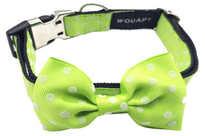 COLLAR BOWTIE 20MMX33.0-49.0CMS VERDE