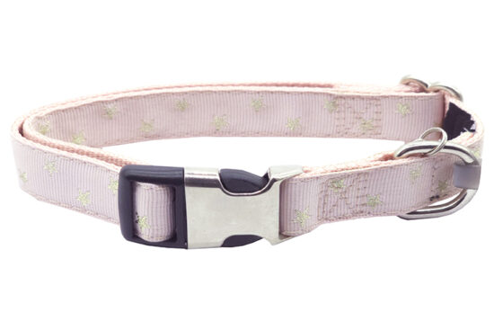 COLLAR STAR 20MM 33-49CMS ROSA