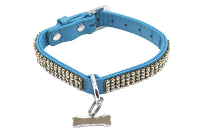 COLLAR STRASS 15MMX30CMS AZUL