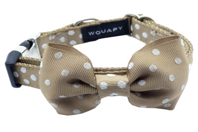 COLLAR BOWTIE 15MM 24-38CMS TIERRA