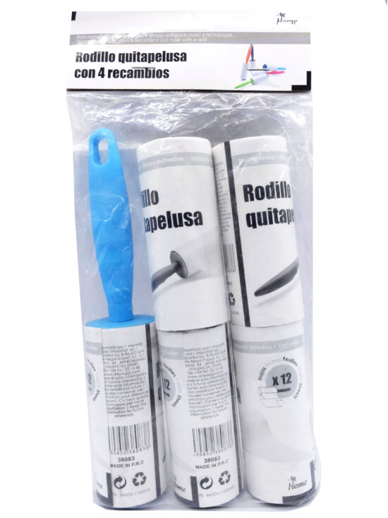 RODILLO QUITA PELOS CON 4 RECAMBIOS