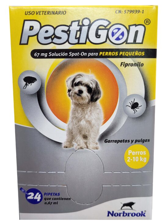 PESTIGON PERROS  2-10KG PIPETA