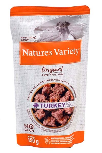 NV DOG ADULT MINI TURKEY 150G NG SOBRE