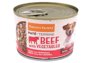 NV DOG PATE TERRINE BEEF&VEGETABLES MINI/ADULT 200G LATA