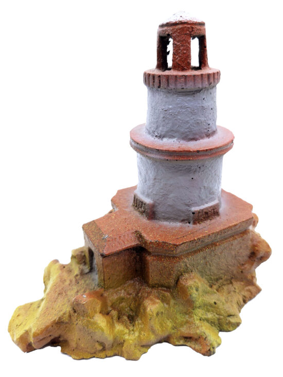 FARO SOBRE ROCAS 18.0x17.0x12.0CMS