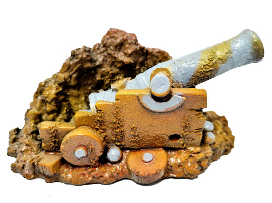 CAÑON DECORACION 15.0X7.0X7.0CMS