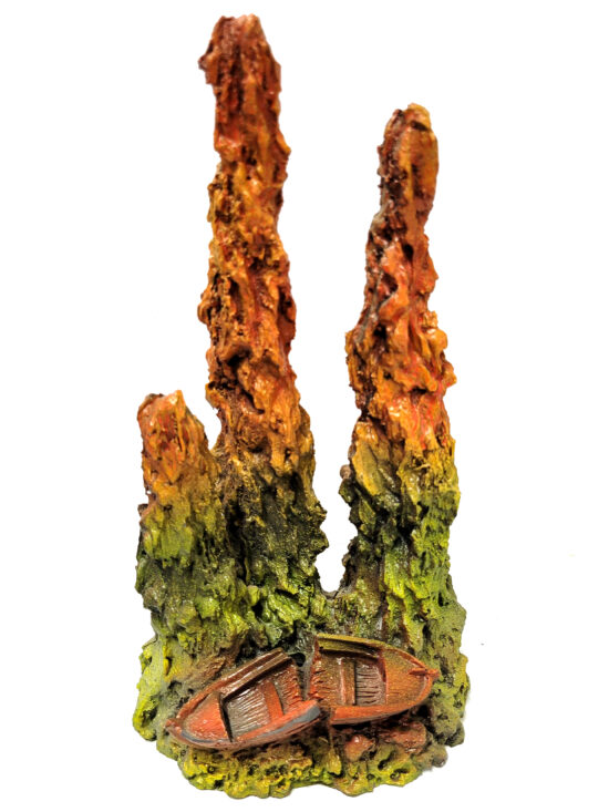 ROCAS CON BARCA 14.0X11.0X27.0CMS