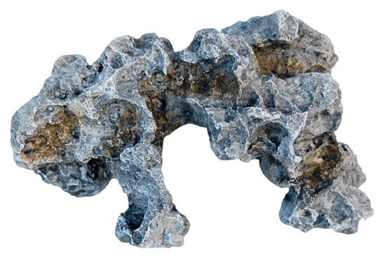 ROCA HORADADA PEQUEÑA GRIS 20.0X10.0X14.0CMS