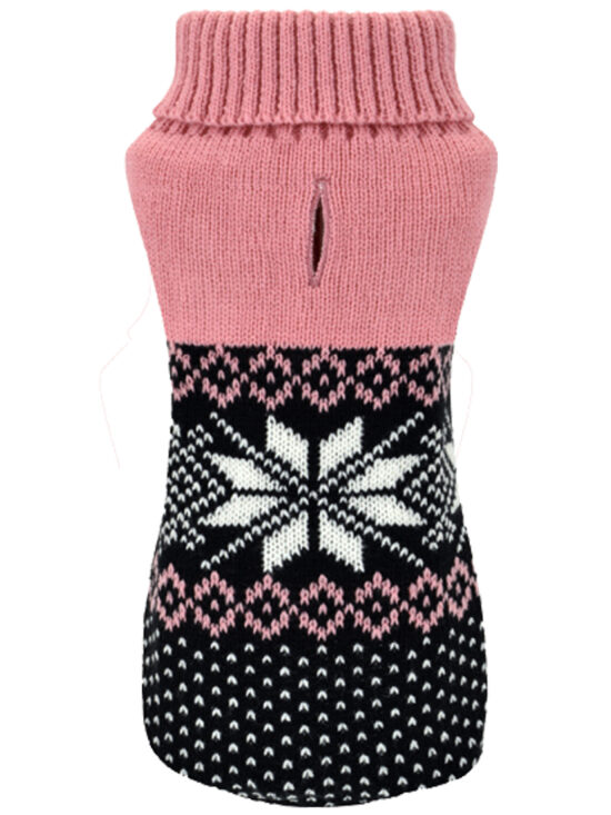 JERSEY PUNTO FLOR POLAR ROSA 35CMS