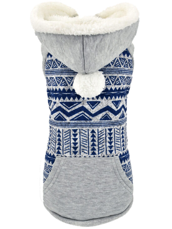 SUDADERA CON CAPUCHA Y BORREGUITO LITHOS 55CMS