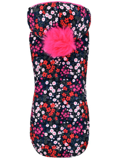 CHAQUETA CON CAPUCHA BOUQUET 35CMS