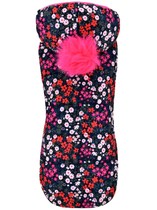 CHAQUETA CON CAPUCHA BOUQUET 40CMS